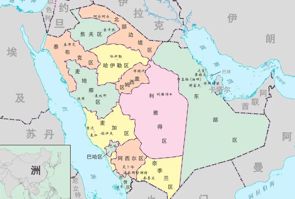 阿拉伯半岛上的7个国家:有6个搞君主制,谁能堪称半岛霸主?_腾讯新闻