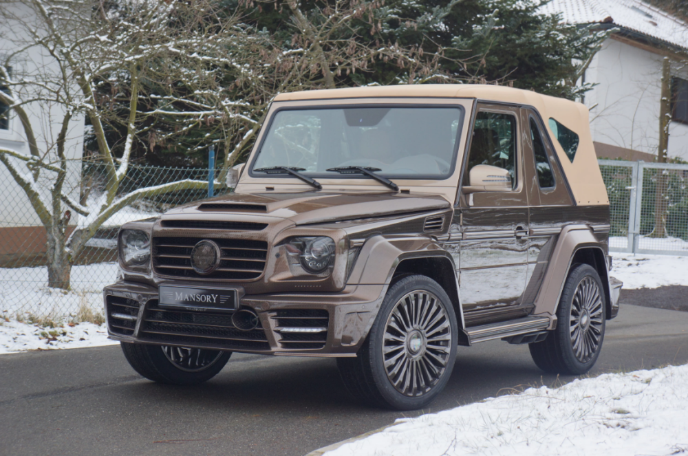 迈莎锐定制版敞篷双门奔驰g500_腾讯新闻