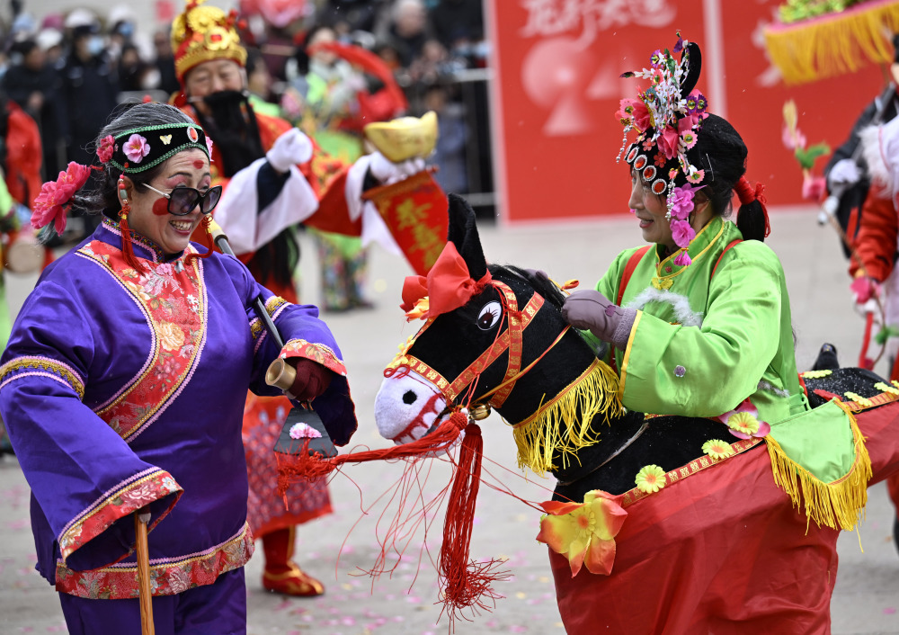 欢庆社火迎元宵