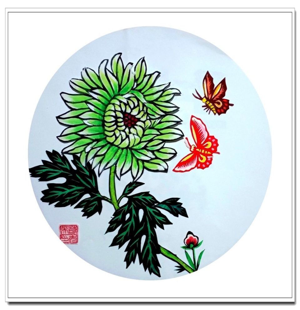 葛秀英彩色剪纸精品欣赏一