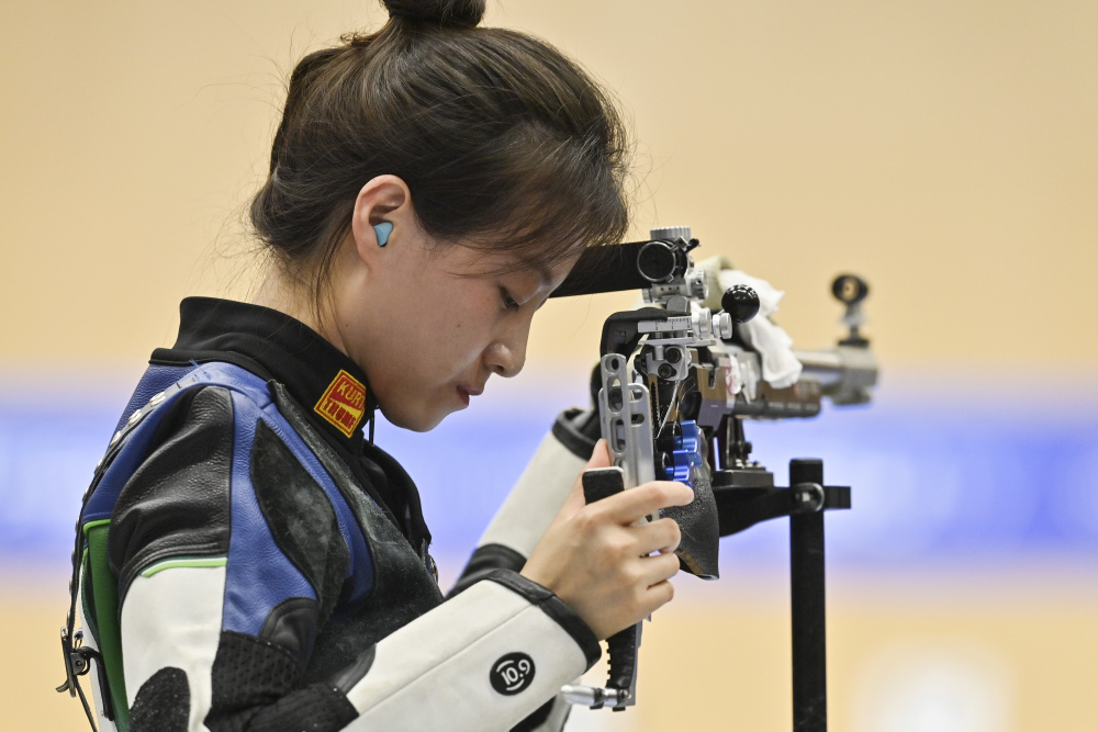 —女子50米步枪三种姿势:史梦瑶获第六名