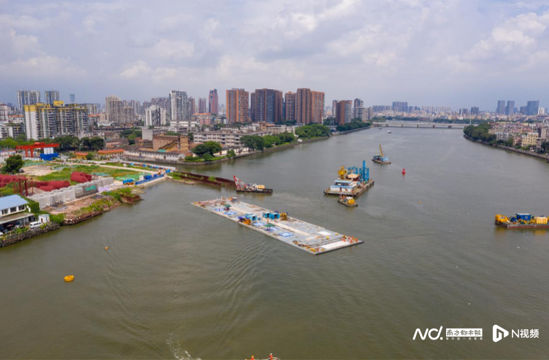 2026年建成通车鱼珠隧道会展西路过江隧道刷新进度条