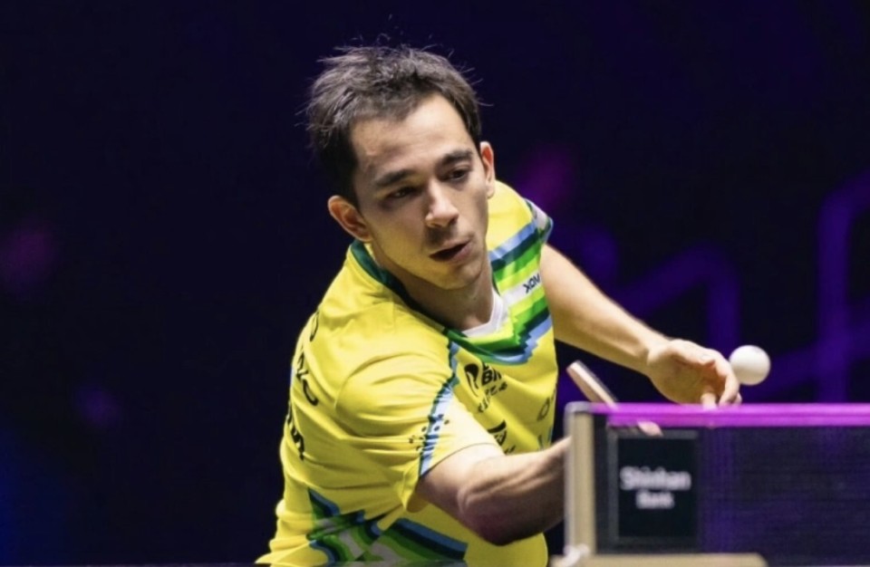 wtt仁川冠军赛:巴西选手雨果3-0打崩法国小将f-勒布伦