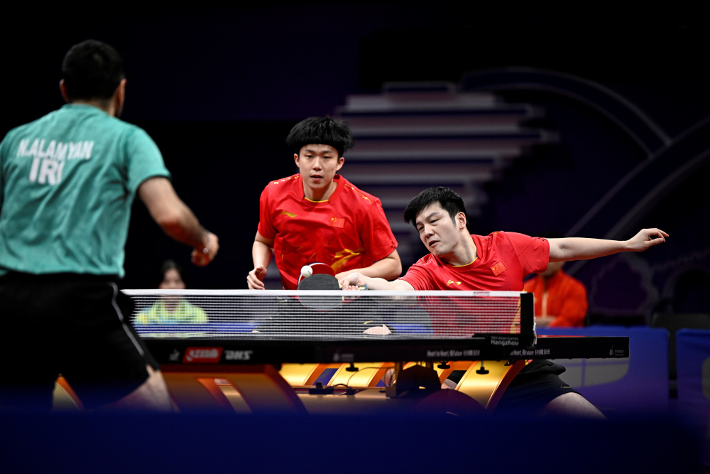 乒乓球——男子双打:樊振东/王楚钦晋级决赛(2)-腾讯新闻