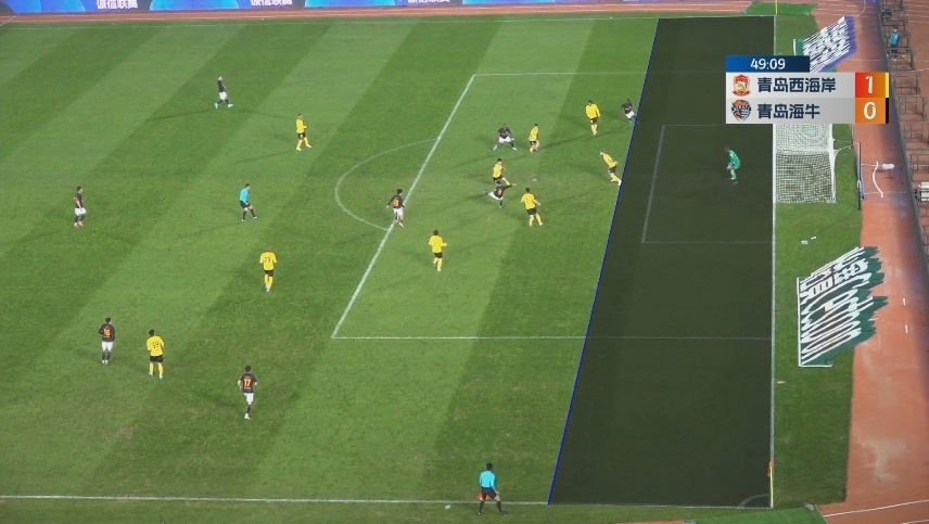 毫厘之间康瓜破门边裁示意越位var介入确认判罚无误