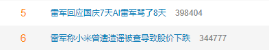 连骂8天！被造谣导致股价下跌……雷军，又上热搜！