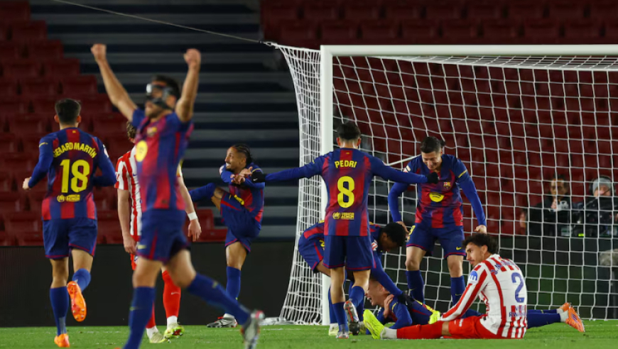 西甲：巴萨3-1逆转马竞夺5连胜领跑拉菲尼亚破门莱万失点+助攻