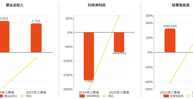 2025年三季报净利润为-4456.49万元_腾讯新闻