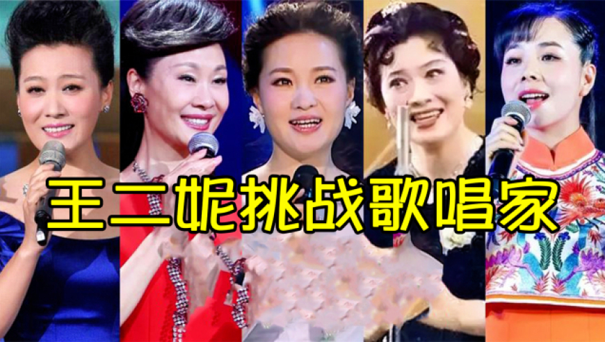 王二妮挑战歌唱家谭晶,于文华,雷佳,朱逢博唱功差距立显,还是朱逢博唱