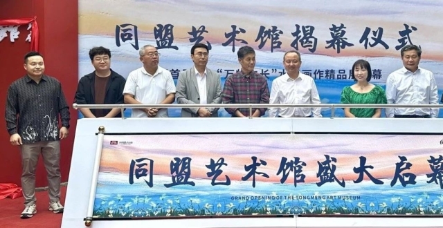 乡村振兴走出“艺术范儿”同盟古镇艺术馆开幕_腾讯新闻