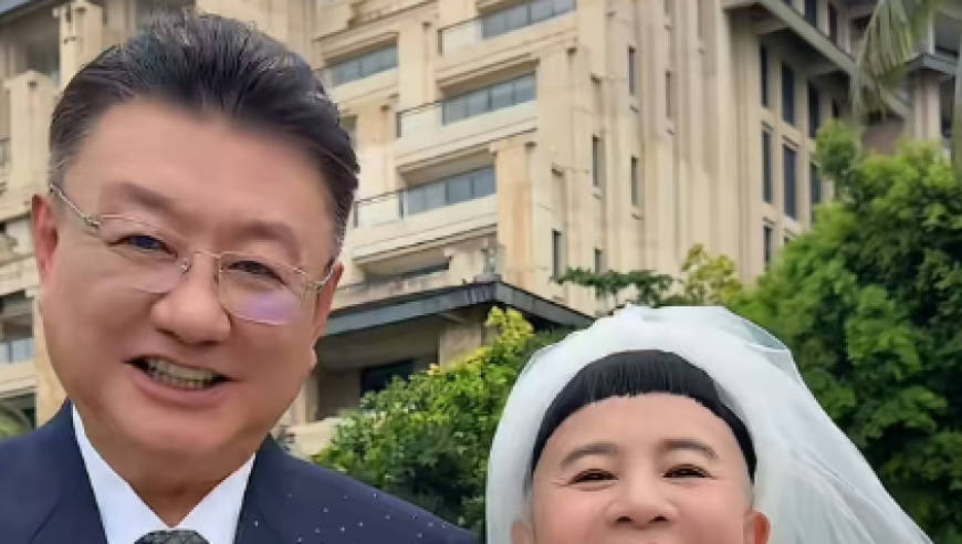 60岁金龟子与王宁补拍婚纱照，董浩夫妇也来了，老年人的爱情令人羡慕