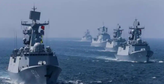 中日军方隔空对峙，海上自卫队挑衅发视频，解放军环日本实弹开火_腾讯新闻
