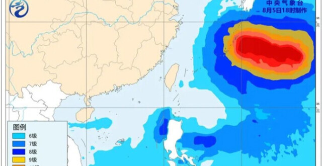 台风“白海豚”影响中国已成定局