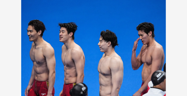 巴黎奥运会｜游泳——男子4x100米混合泳接力预赛赛况_腾讯新闻