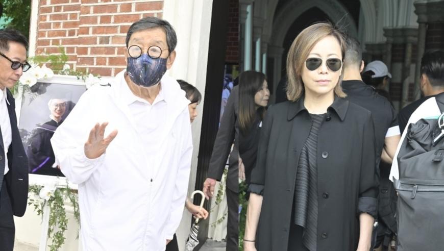 陈敏儿葬礼众星出席，94岁胡枫心情悲伤，张晋蔡少芬献唱，邓萃雯杜琪峰到场