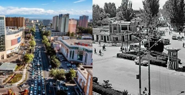 70年巨变！一组伊犁新老照片对比，看看我们的生活变化……_腾讯新闻