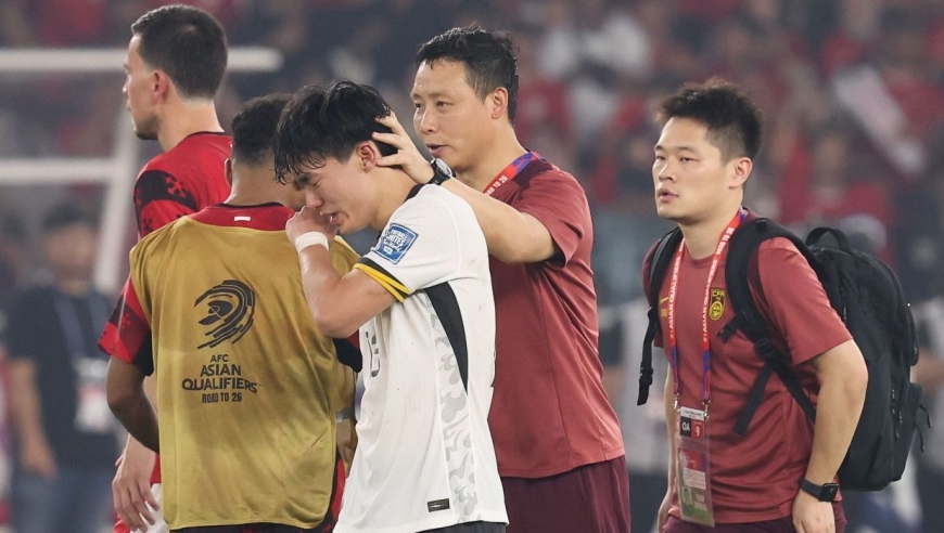国足10大老将或退出国家队！多人赛后痛哭+韦世豪成泪人 武磊缺席