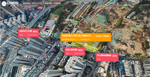 武汉城建底价摘得武昌一宗小体量地块，楼面价17406元/平_腾讯新闻