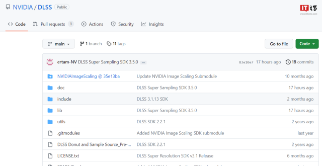 英伟达在 GitHub 公布首个 DLSS 3.5 SDK_腾讯新闻