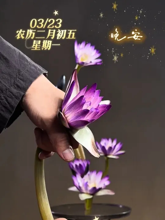 祝您一路生花，好运莲莲，晚安！_腾讯新闻