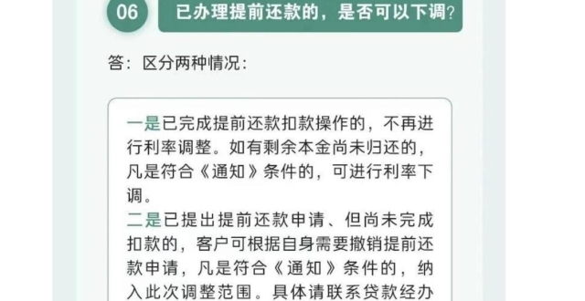 事关房贷利率调整：变更合同还是置换贷款？提前还款还能下调吗？_腾讯新闻