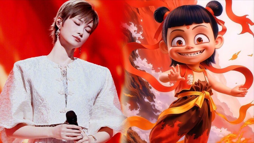 李宇春站莲花里唱《哪吒》！用四川话给哪吒配音，简直是“魔丸现世”