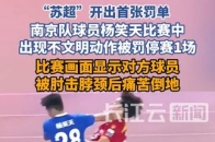 苏超首张罚单：对南京队球员杨笑天予以停赛1场处罚_腾讯新闻