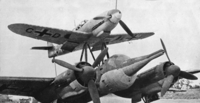 80年前 纳粹德军“檞寄生”航空攻击系统“奇迹武器”终究一场空_腾讯新闻