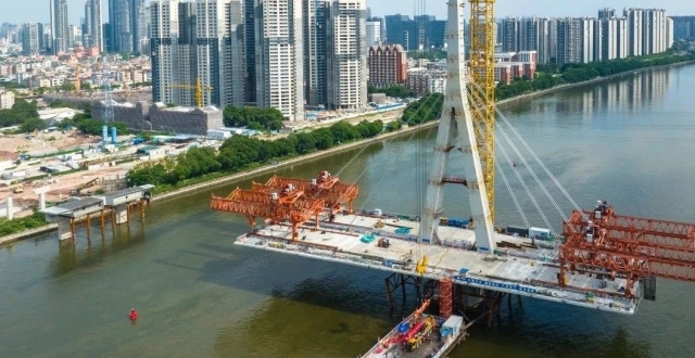 计划2024年建成通车！多图直击广佛大桥建设现场_腾讯新闻
