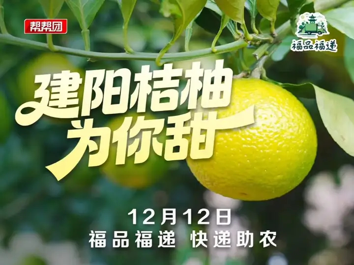 建阳桔柚为你甜 福品福递_腾讯新闻
