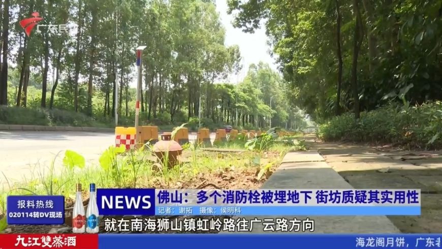 佛山一地多个消防栓被埋地下，街坊：像&ldquo;缩头乌龟&rdquo;，没法发挥作用