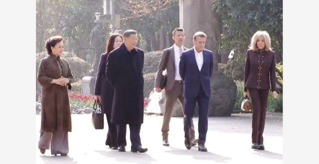 时政微纪录丨中法两国元首在成都进行友好交流缩略图