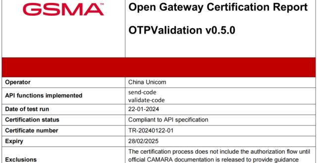 首个中国运营商！中国联通Open Gateway测试通过“含金”几何？_腾讯新闻