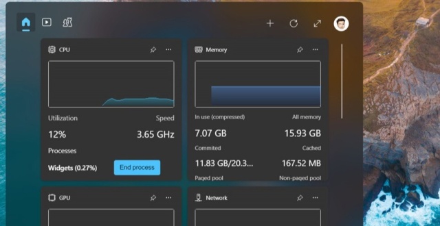 Win11学院：教你如何启用全新小部件，监视 CPU、GPU、RAM 占用率_腾讯新闻