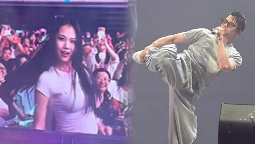 郭富城武汉演唱会杀疯了！现场与女粉丝掰头《鲨鱼舞》，瞬间引爆全场