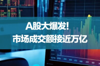 A股大爆发！市场成交额接近万亿_腾讯新闻
