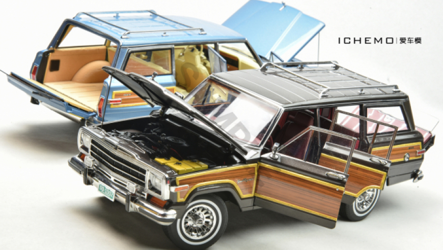 木纹大吉普！DD Model 1:18 合金全开Jeep Wagoneer 样品