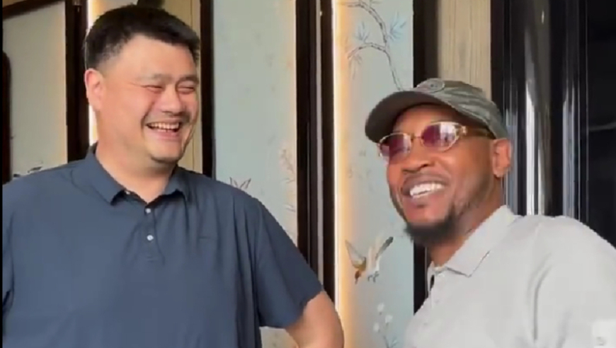 上海滩大佬！安东尼来上海姚明请吃海派大餐，介绍邓超等名流给他认识