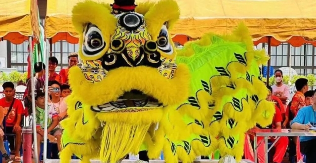 荣获第二名！光明一醒狮团出海“采青”_腾讯新闻
