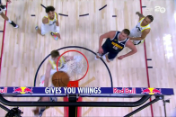 NBA常规赛：爵士vs掘金丨放心有我在！约老师篮下一柱擎天补篮打成2+1_腾讯新闻