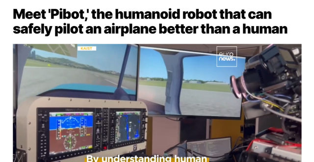 世界上首个仿人机器人飞行员 PIBOT 问世，利用 AI 执行飞行图表_腾讯新闻