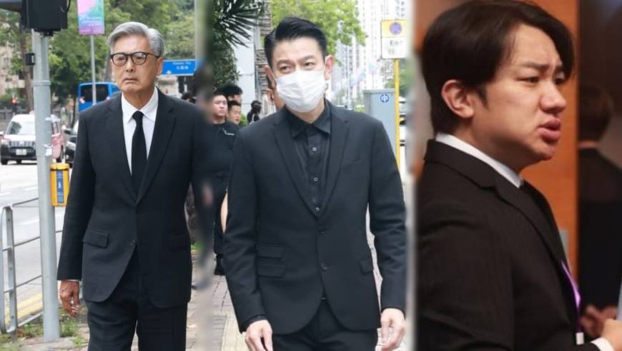 钟景辉葬礼举行，周润发刘德华等神情悲痛，王祖蓝表情像快哭了