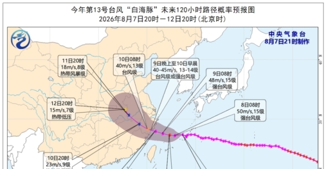 白海豚或携极端暴雨重创东部多省市