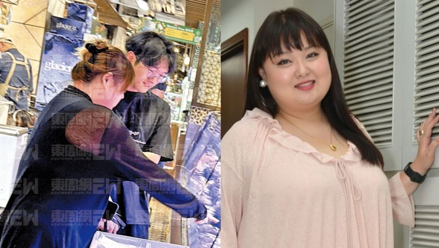 200斤TVB女星恋情曝光，小鲜肉男友说国语，一次买10块面包给她充饥