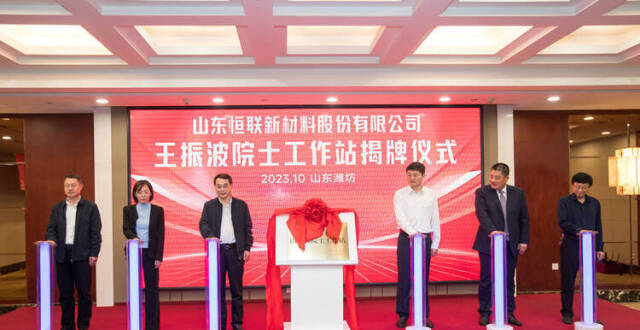 致力于新材料产业高质量发展 山东恒联新材料股份有限公司王振波院士工作站揭牌_腾讯新闻