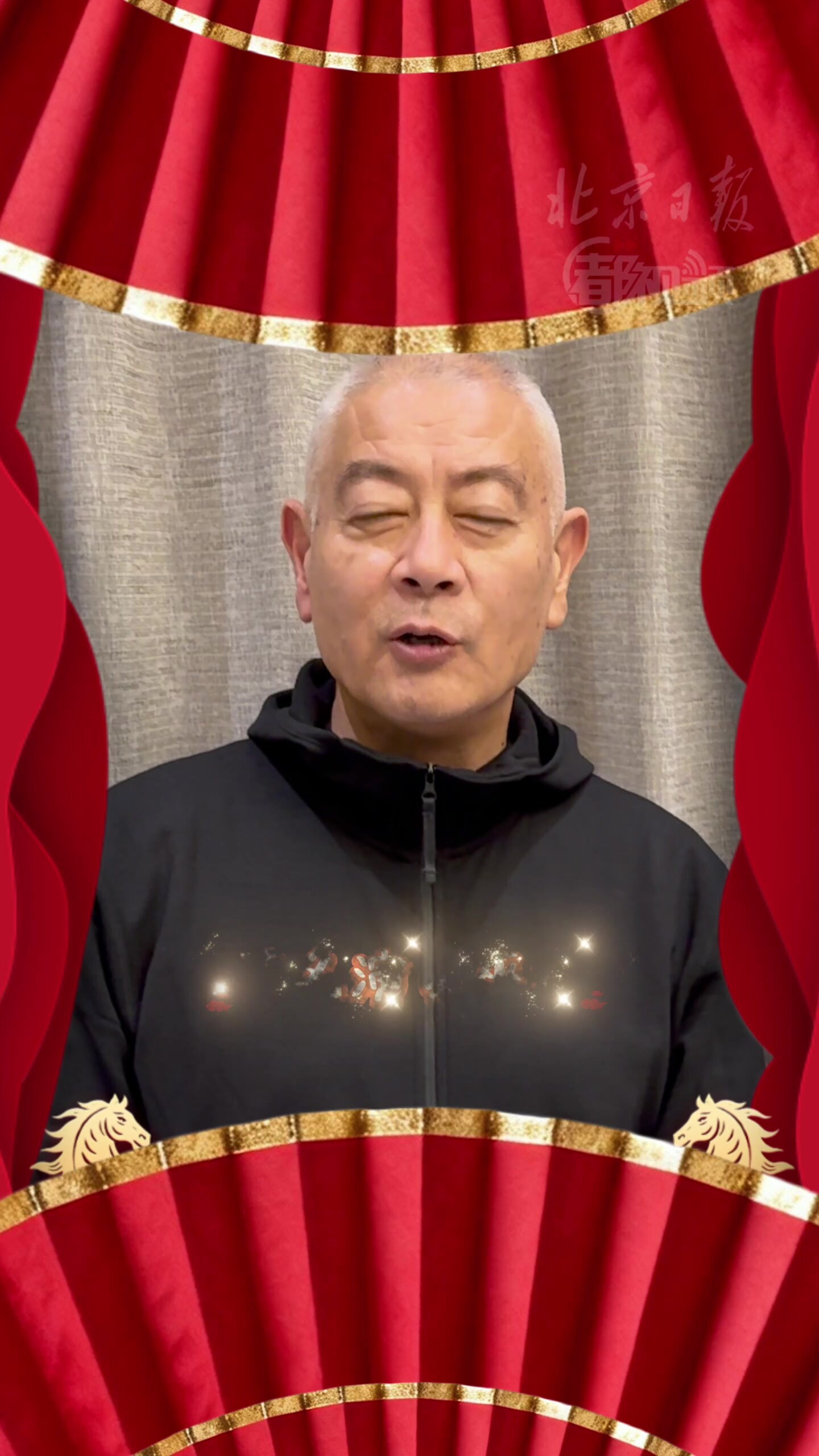 著名演员巫刚为北京日报读者和观众送新年祝福！_腾讯新闻