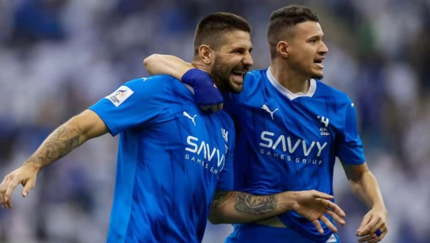 90秒速看利雅得新月6-0狂胜:米神帽子戏法 助攻,内马尔观战点赞祝贺