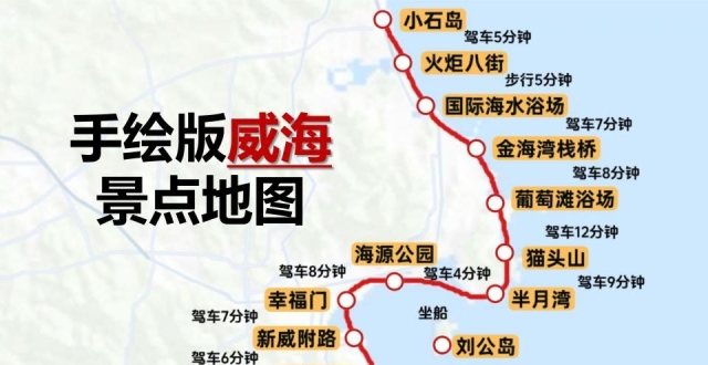 一张图说明白，威海怎么玩不绕路_腾讯新闻