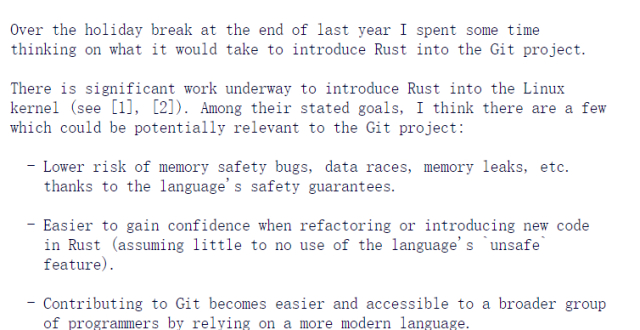 Git 开发人员讨论引入 Rust 的可能性_腾讯新闻