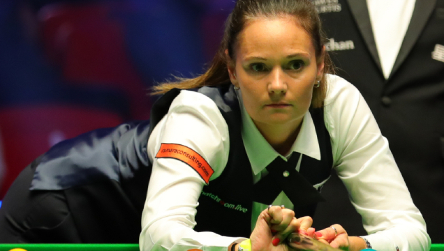 斯诺克女子第一人的水平如何?埃文斯单杆77分仅用时6分钟